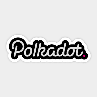 Polkadot Crypto Coin Sticker